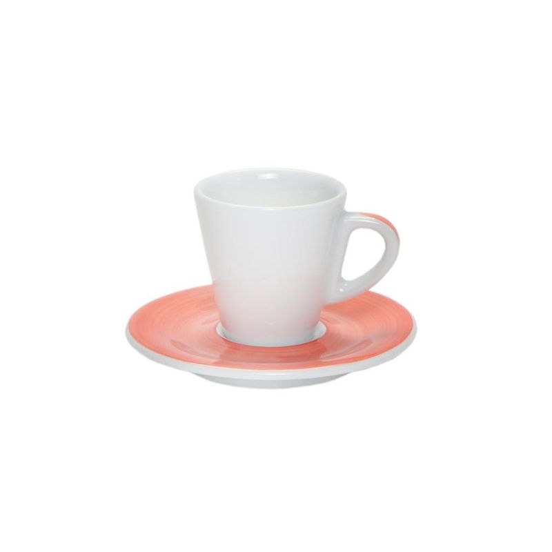 Coffee Cup with Saucer 8 cl Red Favorita - Ancap
