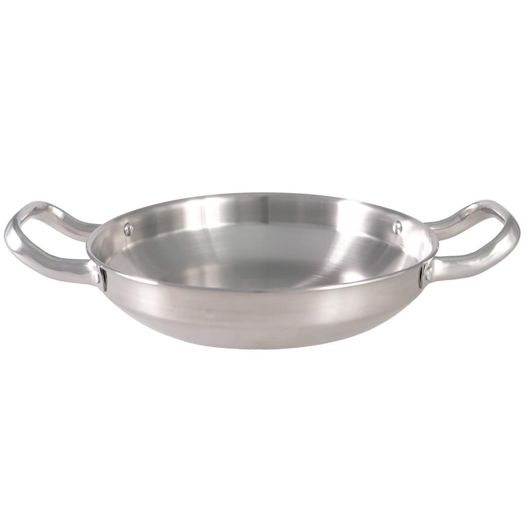 Serving Pan with 2 Handles 29 cm Silver - Tirolix