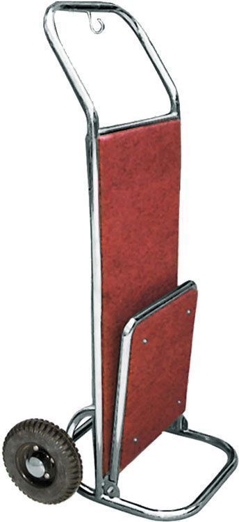 Luggage Trolley 56 x 70 x 120 cm Red/Stainless Steel - Forcar