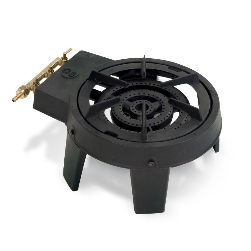 Gas stove with 3 burners, 30 cm - Horecatech