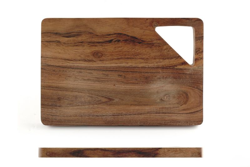 Kesper - Rectangular Cutting Board with Hole 28 x 19 cm