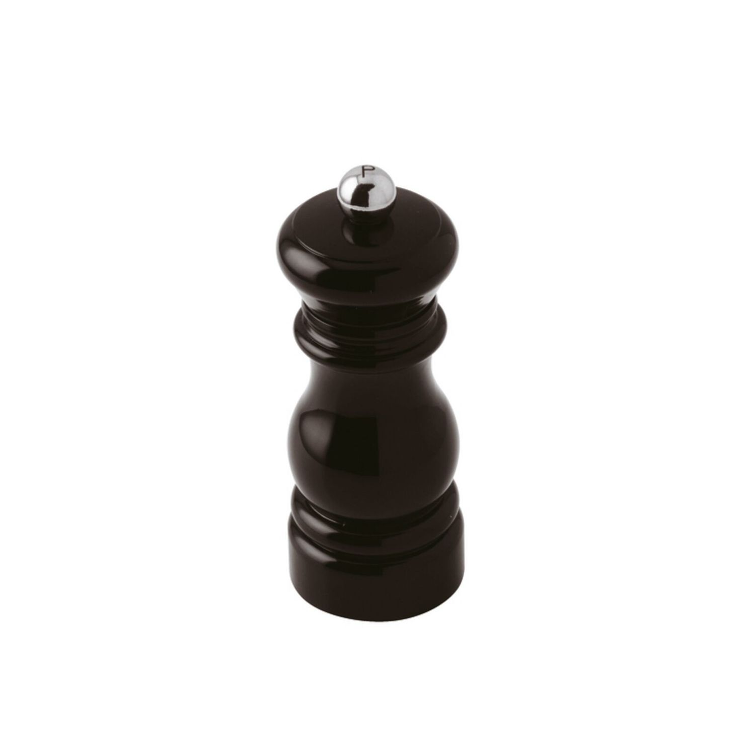 Salt Mill 11.5 cm Glossy Black - Arthur Krupp