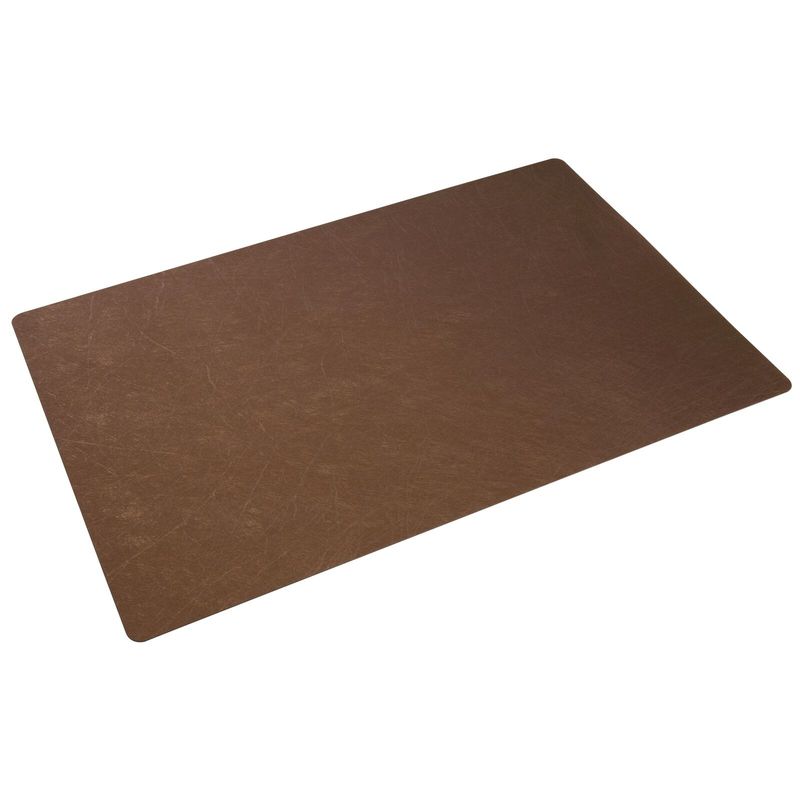 Set with 6 Rectangular Placemat 45 x 30 cm Eva Plain Copper - Arthur Krupp