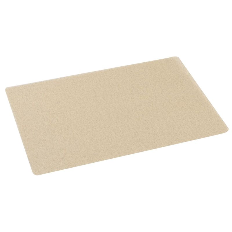Set with 6 Rectangular Placemat 45 x 30 cm Eva Pearl Beige - Arthur Krupp