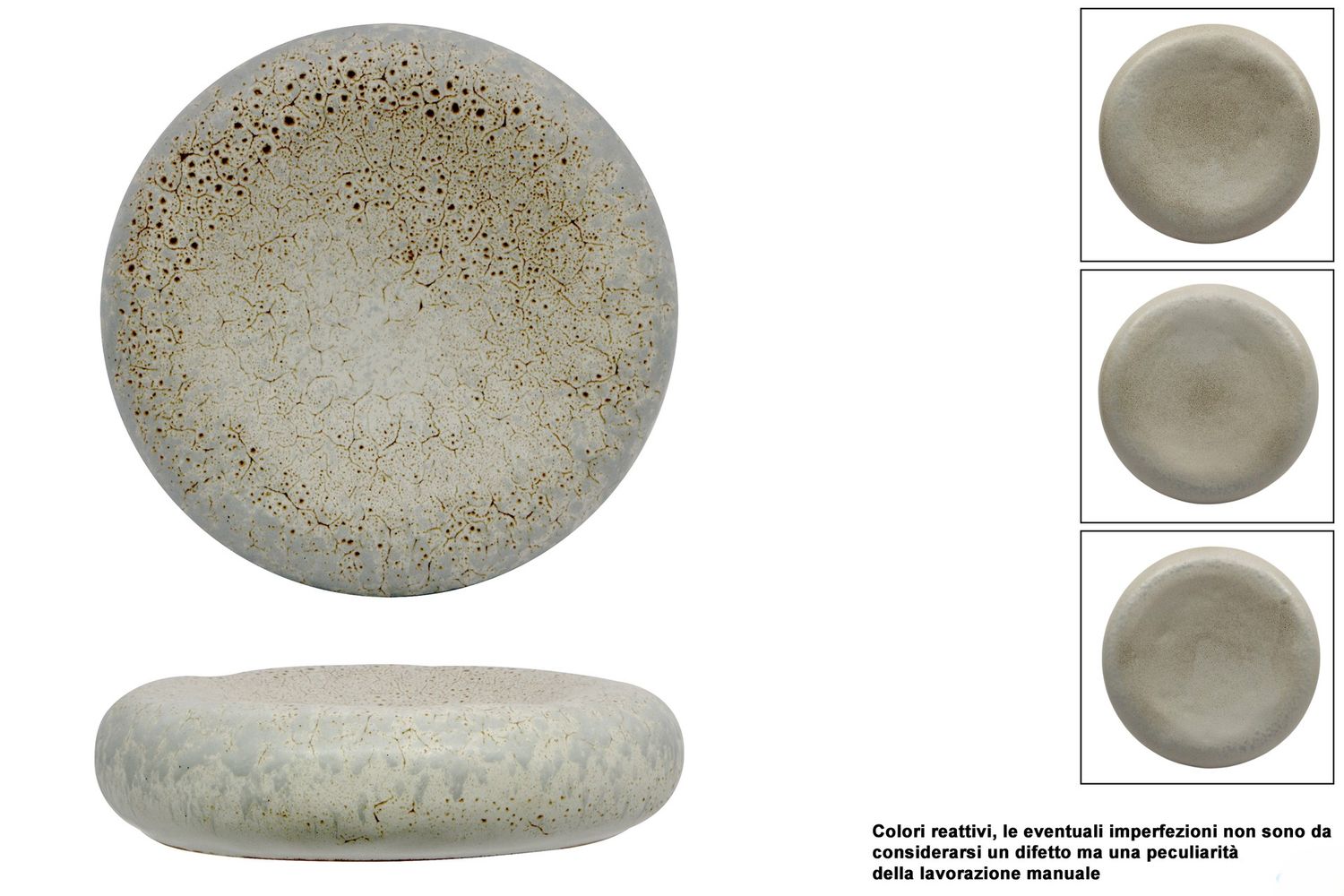 High Round Plate 27 x 5 cm Antiqua - Feng
