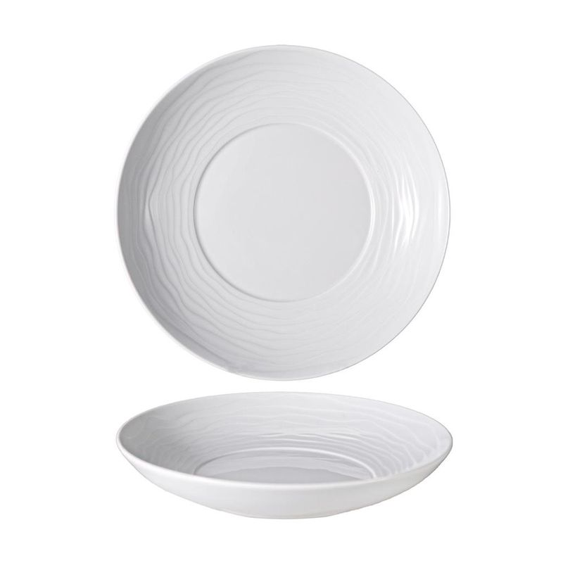 Tief­teller 20 cm Onda Coupe aus Porzellan für Gastroservice