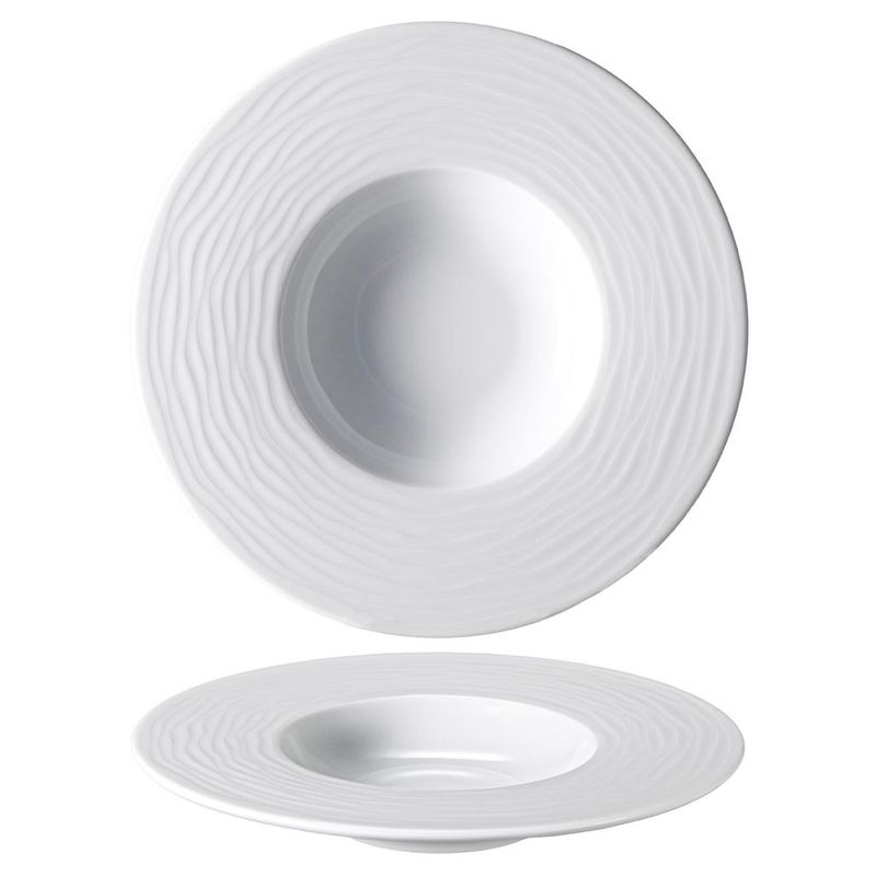 Pasta Bowl 29 cm Onda aus Porzellan für professionellen Gastroservice