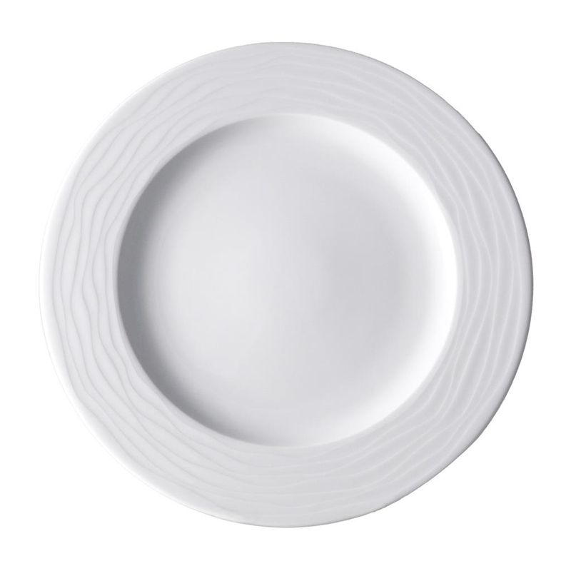 Flachteller 29 cm Onda aus Porzellan für Gastroservice