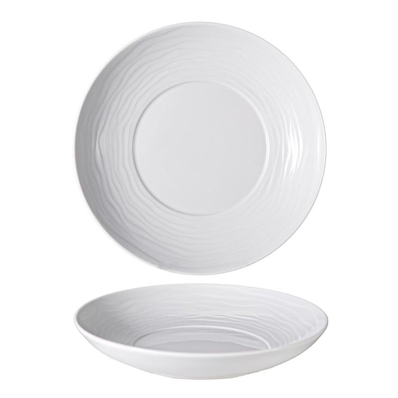 Tief­teller 27 cm Onda Coupe aus Porzellan für Gastroservice