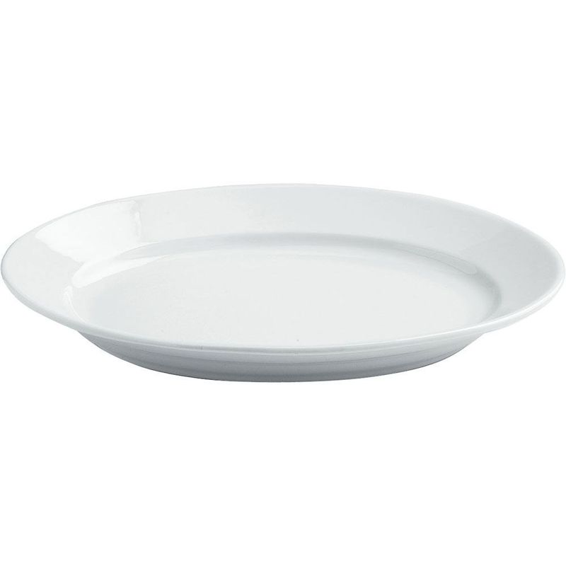 Oval flat plate 42 x 28 cm Albergo - Tognana