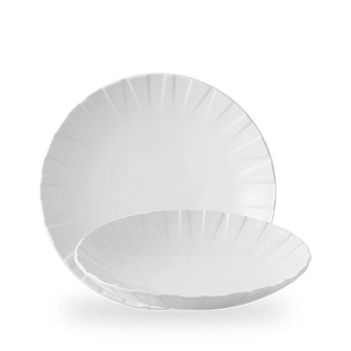 Deep Plate 27,1 cm White Alchemy Abstract Feature - Churchill