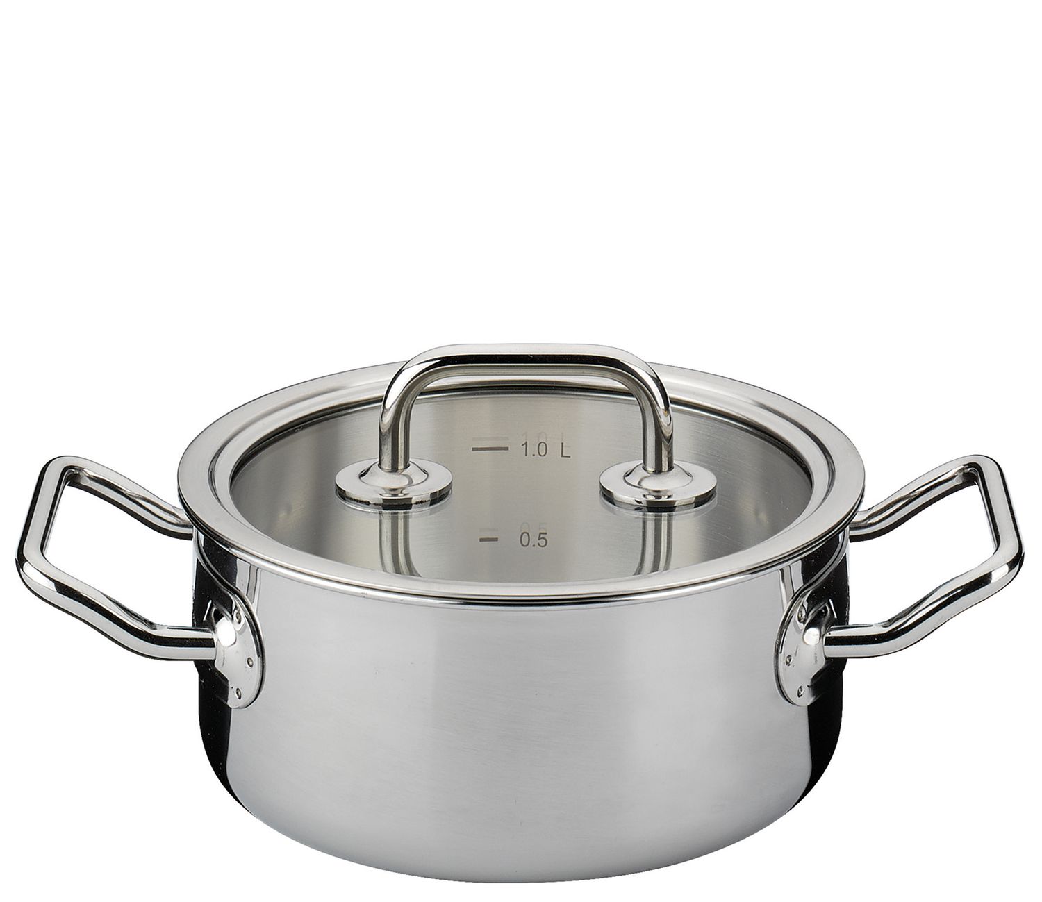 Low Pot with Glass Lid 20 cm Brigade Basic - Spring
