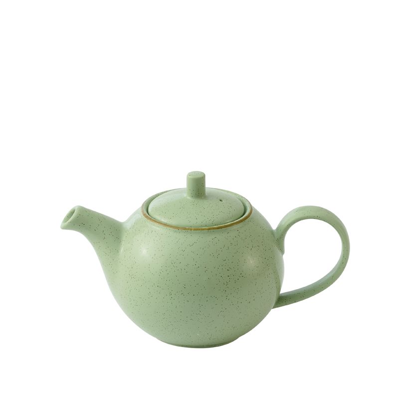 Churchill 42,6 cl teapot Stonecast Sage Green horeca use