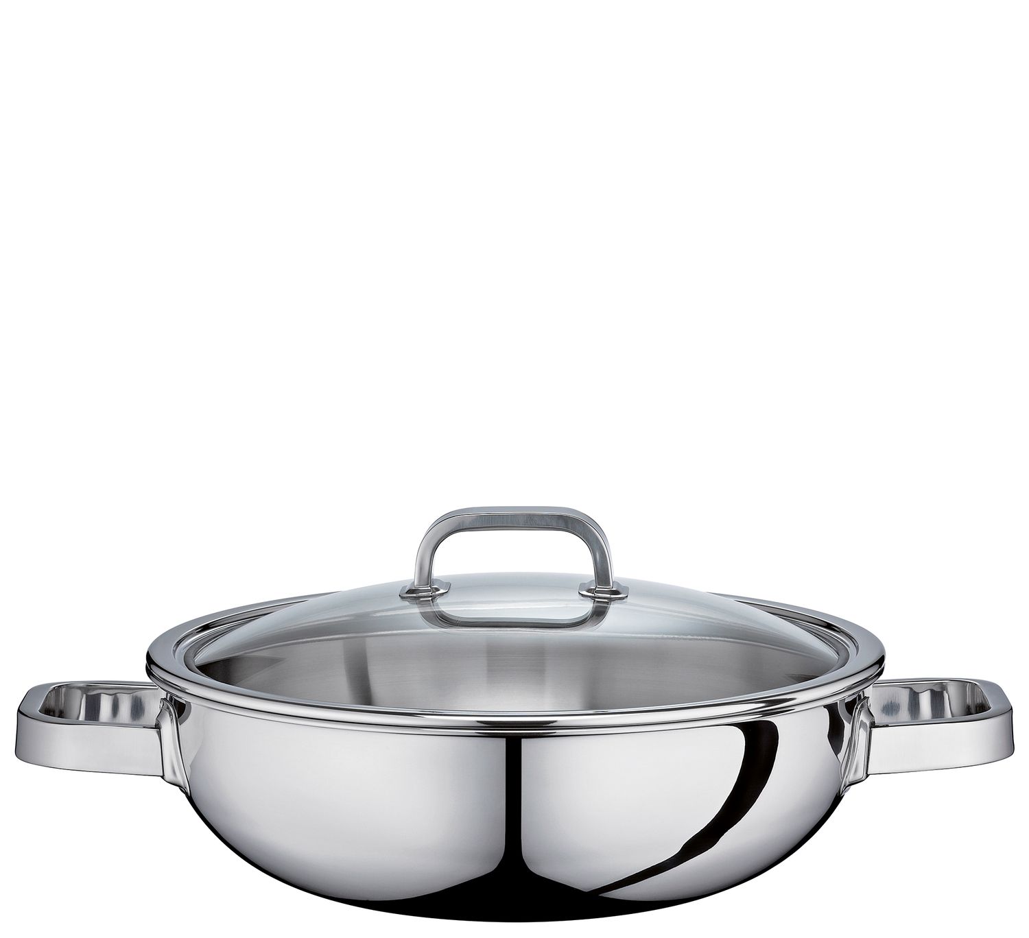 Wok with Glass Lid 30 cm Finesse2+ - Spring