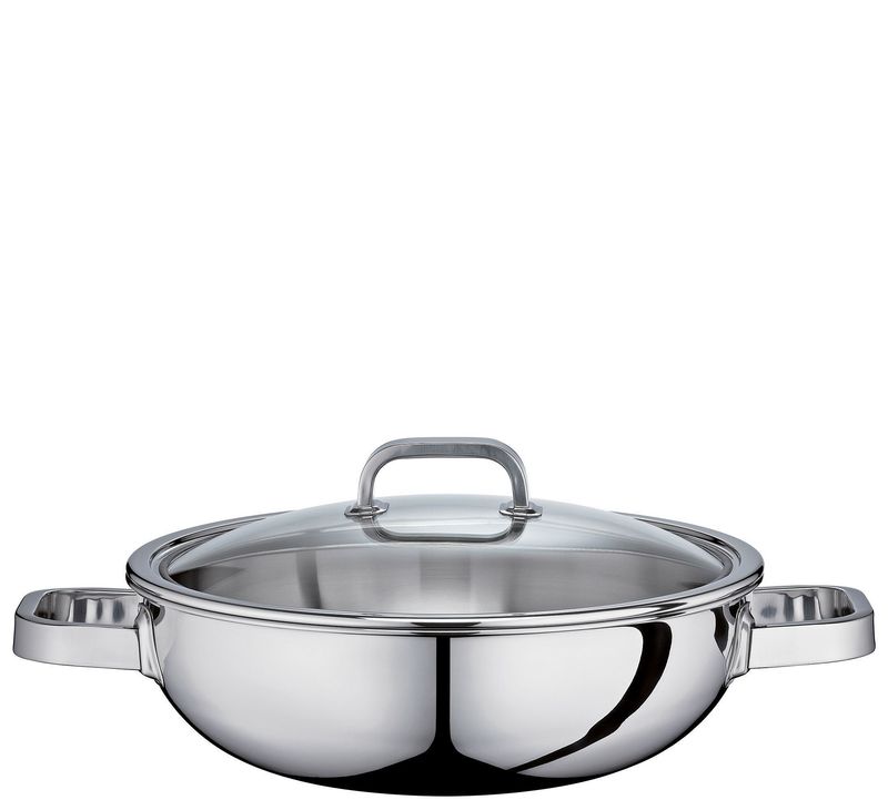 Wok with Glass Lid 30 cm Finesse2+ - Spring