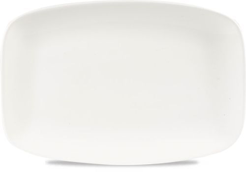 Geometric Plate 30 x 19.9 cm Chefs Plates White - Churchill