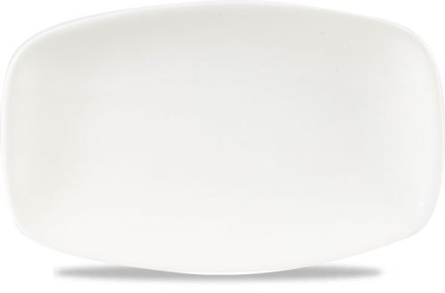 Geometric Plate 20 x 12.1 cm Chefs Plates White - Churchill