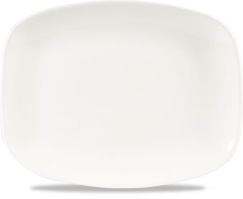 Geometric Plate 26.1 x 20.2 cm Chefs Plates White - Churchill