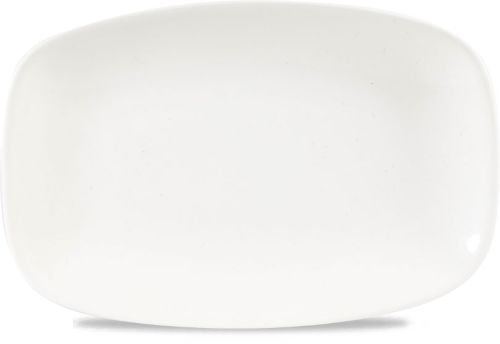 Geometric Plate 23.7 x 15.7 cm Chefs Plates White - Churchill