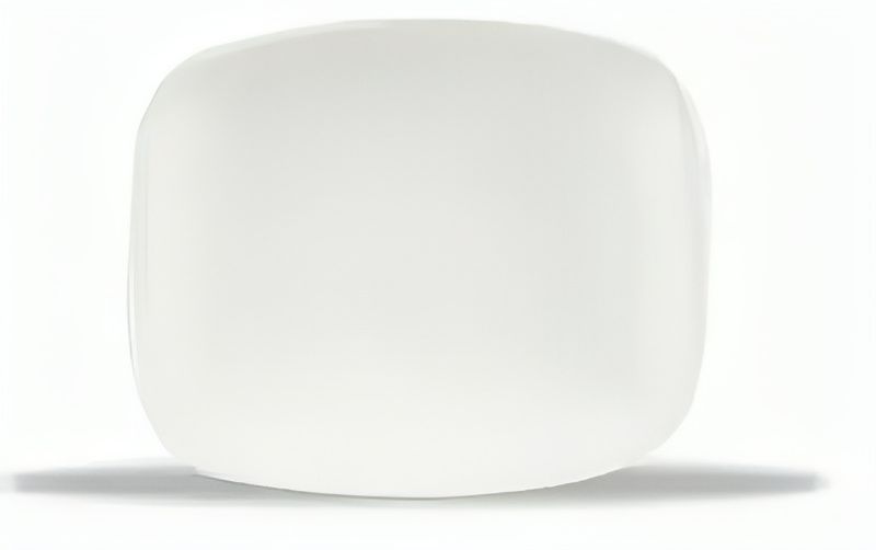 Geometric Plate 15.4 x 12.6 cm Chefs Plates White - Churchill