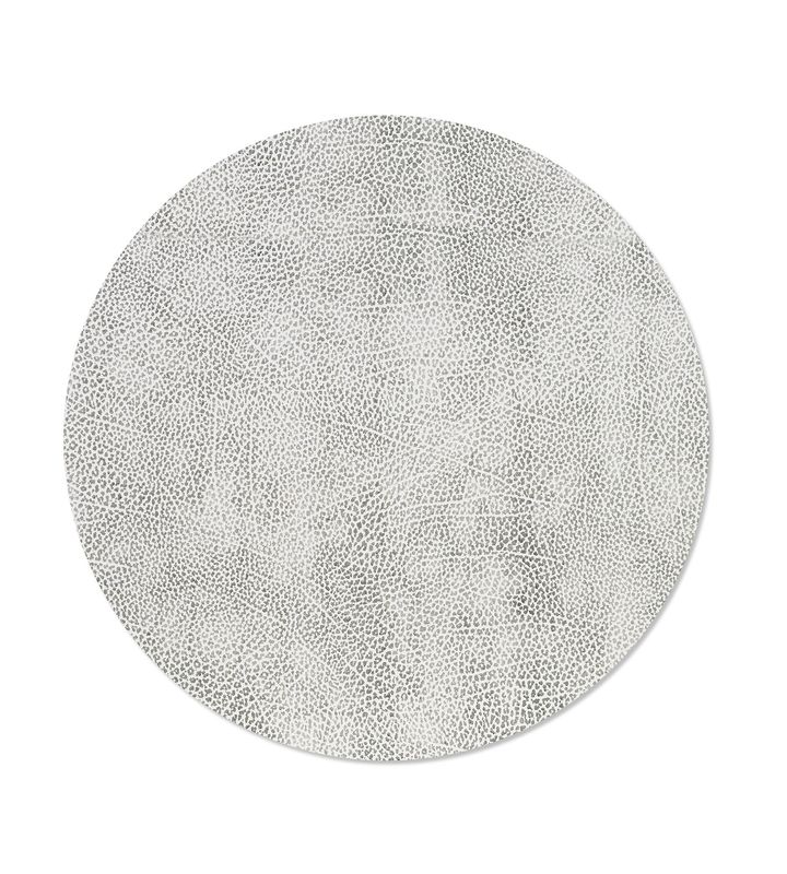 Tischset Hippo Circle Weiß-Grau 40 cm - Lind DNA