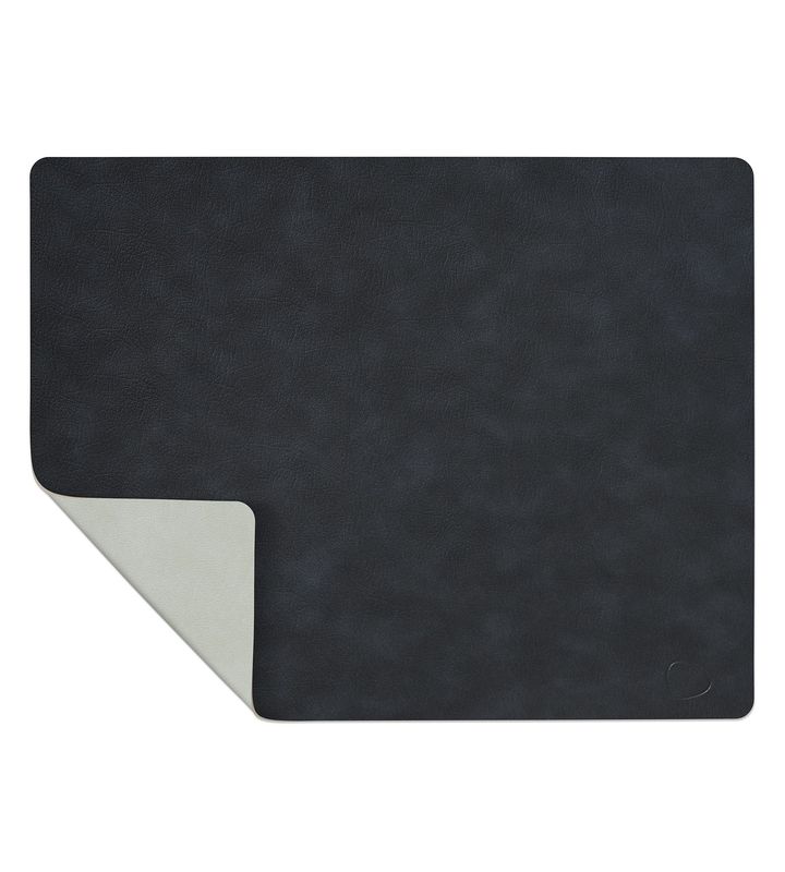 Tischset Double Square Cloud Blacke/ Nupo Metallic 35x45 cm - Lind DNA