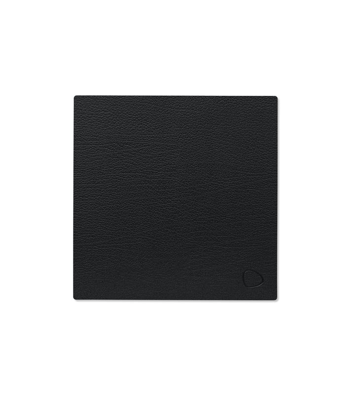 Placemat Bull Square Black 28x28 cm - Lind DNA