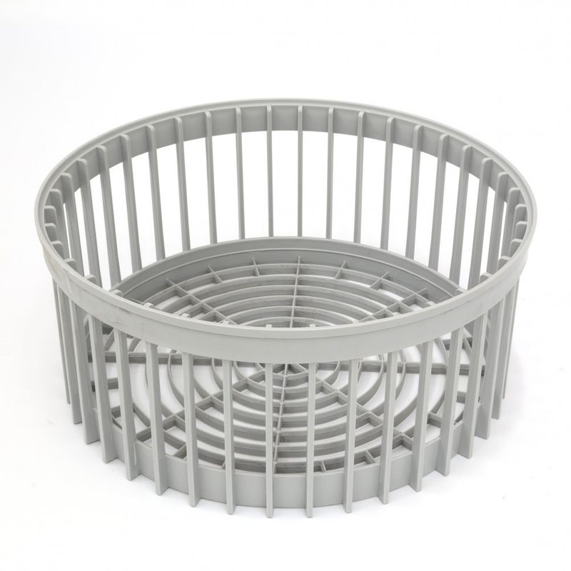 Round Basket 38 x 17 cm Gray - Sammic