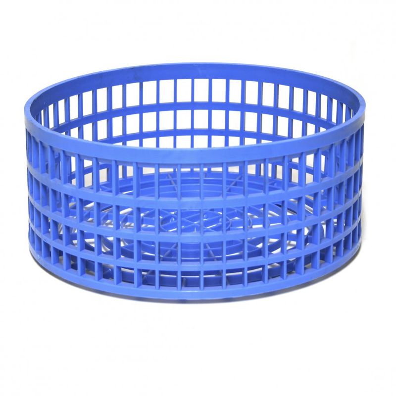 Round Basket 35 x 16 cm Blue - Sammic
