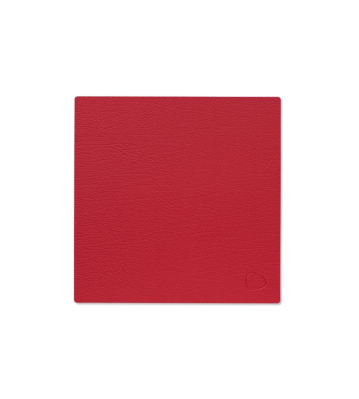 Placemat Bull Square Red 28x28 cm - Lind DNA