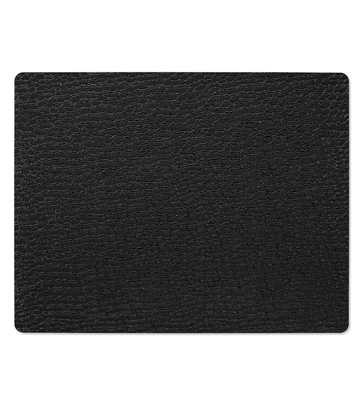 Tischset Lace Square Schwarz 35x45 cm - Lind DNA