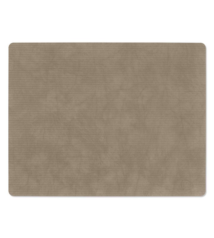 Tischset Corduroy Square Normad Grey 35x45 cm - Lind DNA