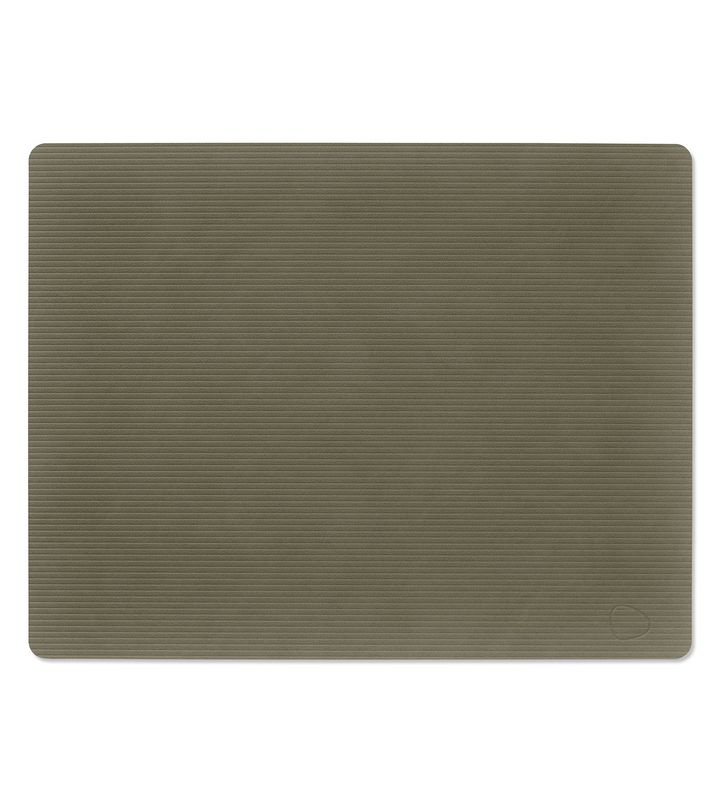 Tischset Corduroy Square Army Green 35x45 cm - Lind DNA