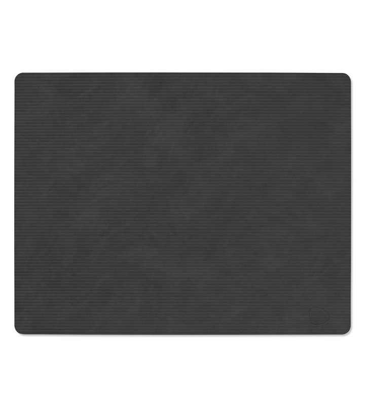 Platzset Corduroy Square Schwarz 35x45 cm - Lind DNA
