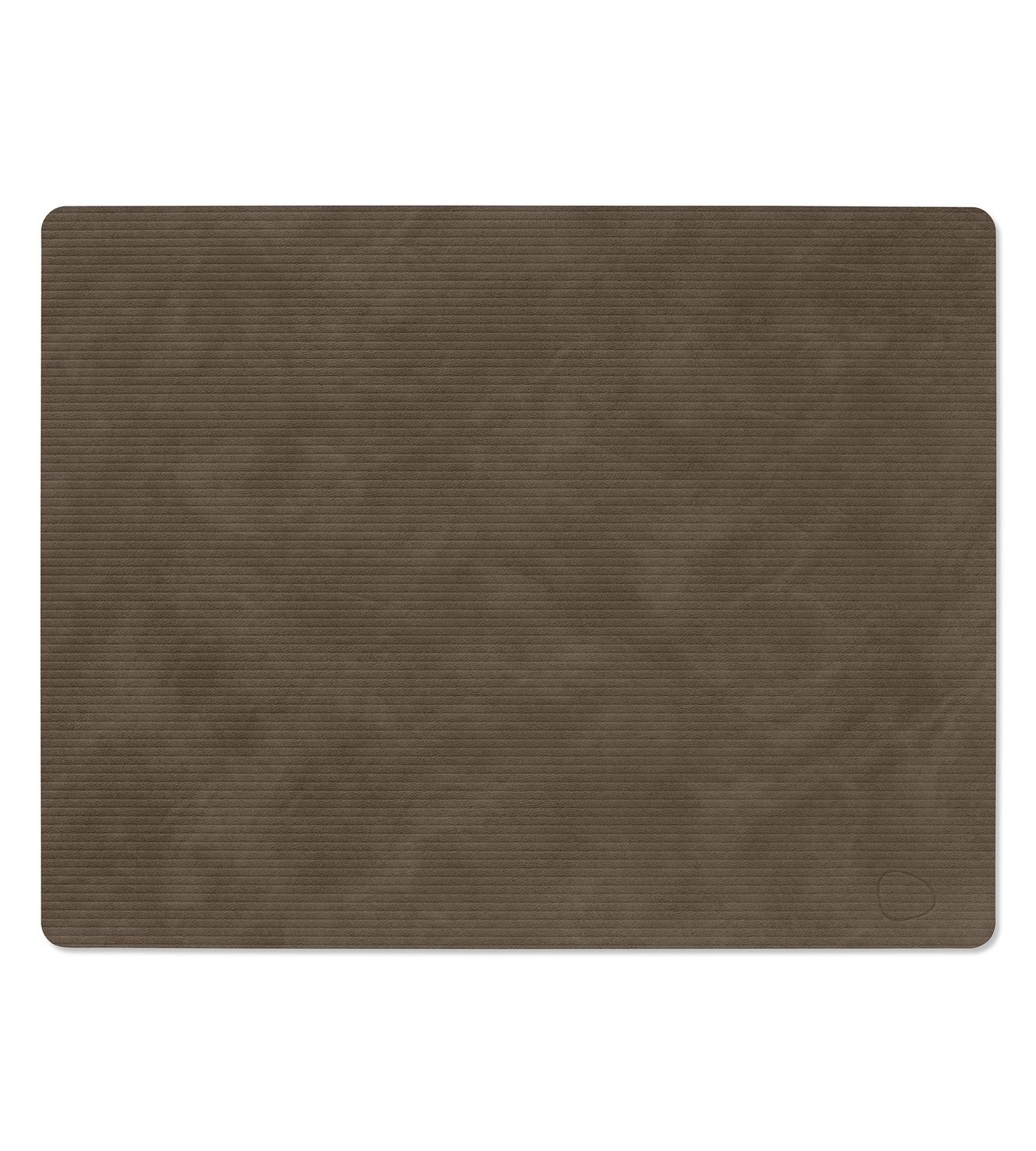Placemat Corduroy Square Caviar 35x45 cm - Lind DNA