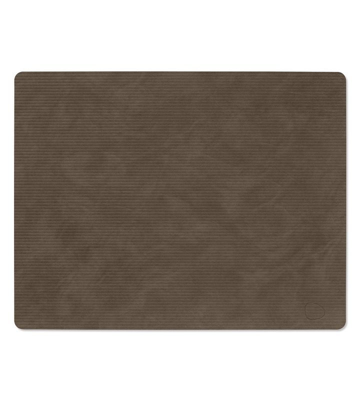 Tischset Corduroy Square Caviar 35x45 cm - Lind DNA