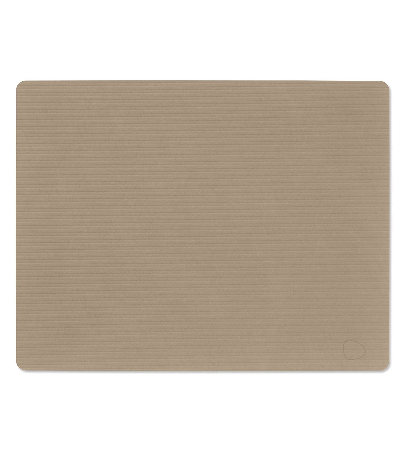 Placemat Corduroy Square Clay Brown 35x45 cm - Lind DNA