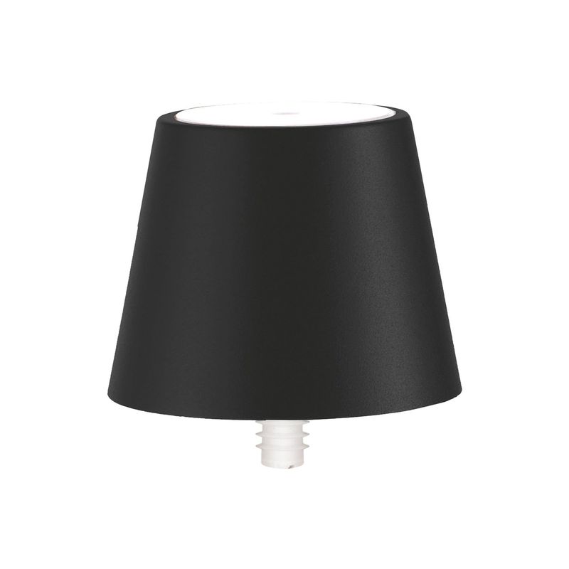 Tischlampe 11,1 x 11,1 cm Poldina Stopper Schwarz - Zafferano