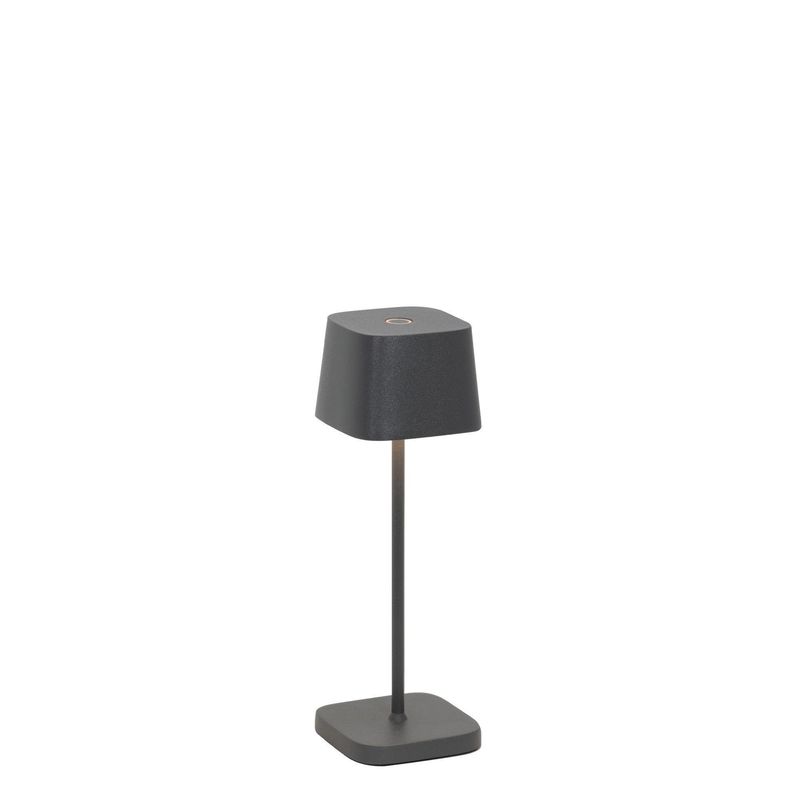 Tischlampe 20 x 6,7 cm Ofelia Micro Dunkelgrau - Zafferano