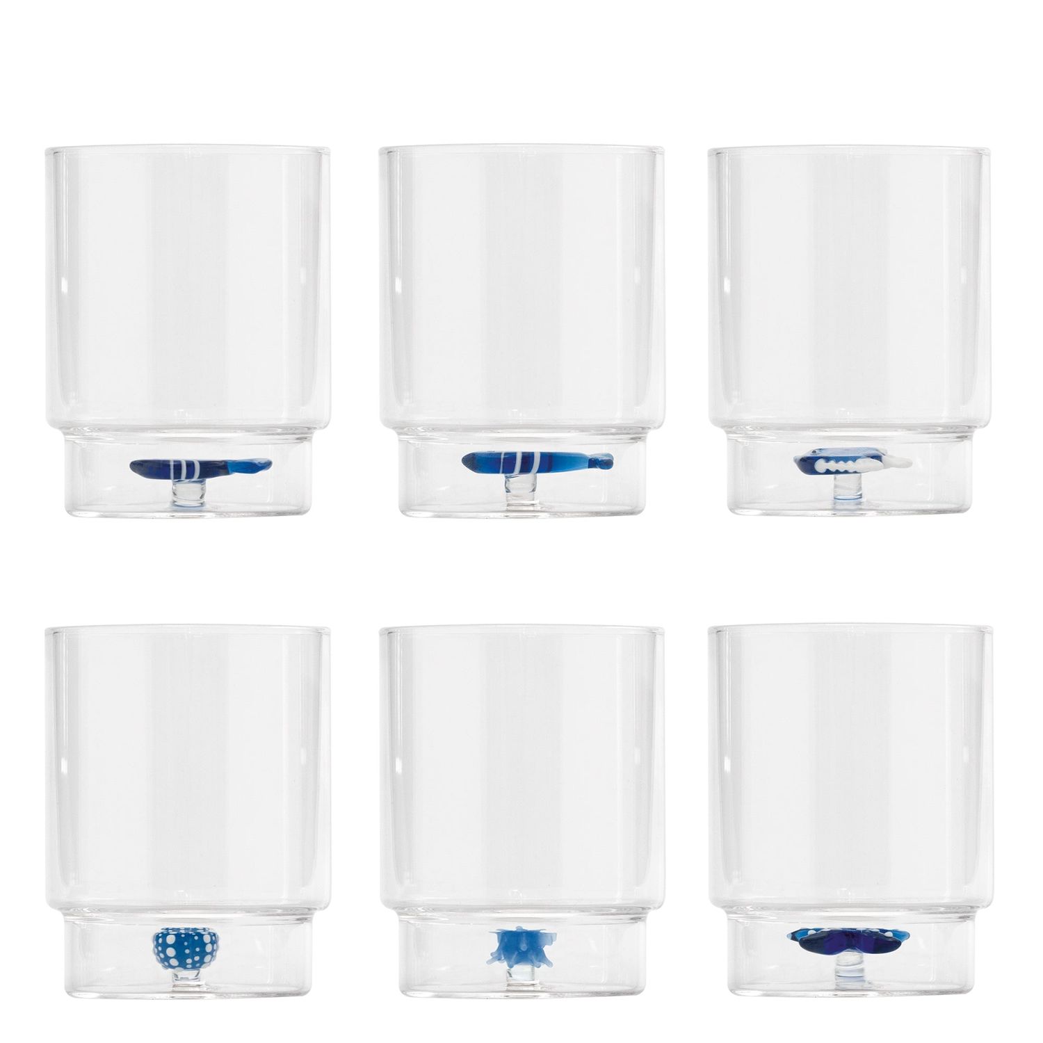 Tumbler 6 pieces 35 cl Teca Mare Starfish - Zafferano