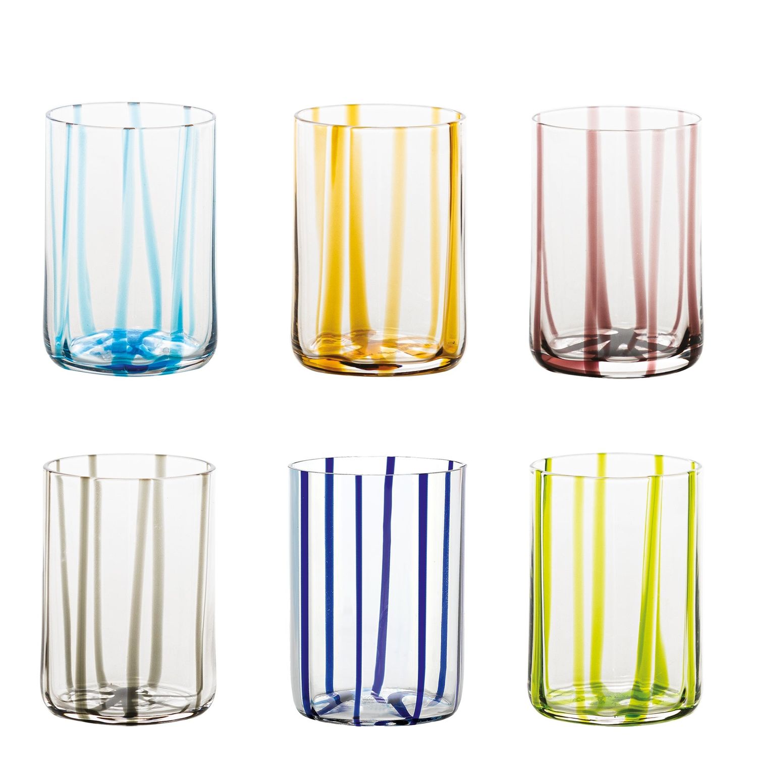Tumbler 6 pieces 35 cl Tirache Monocolor - Zafferano