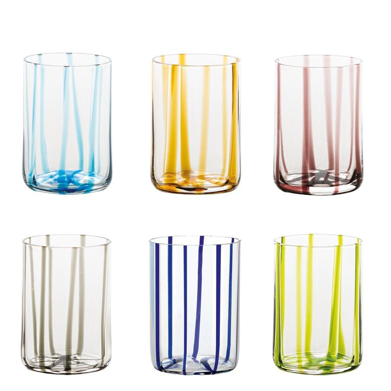Tumbler 6 pieces 35 cl Tirache Monocolor - Zafferano