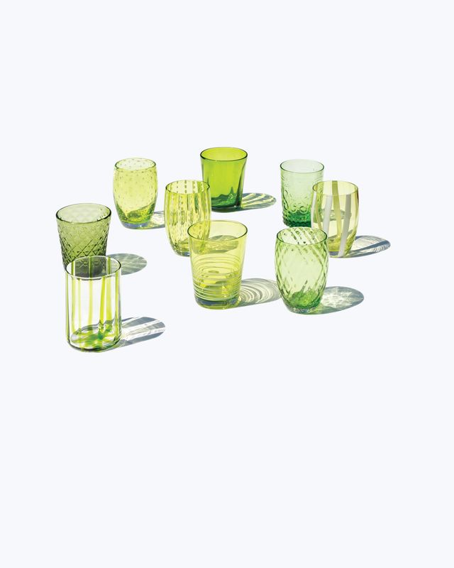 Tumbler 6-piece Set Melting Pot Green - Zafferano