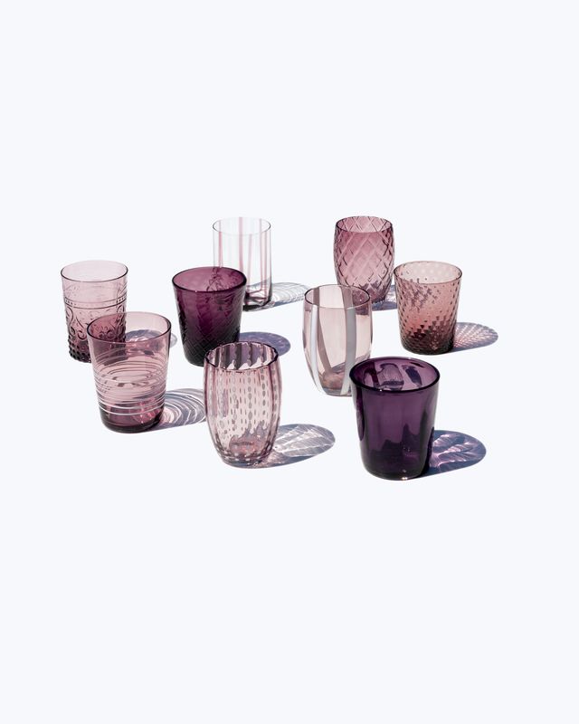 Tumbler 6-piece Melting Pot Amethyst - Zafferano