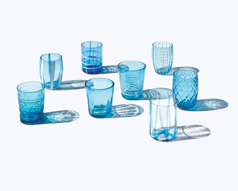 Tumbler 6-piece Set Melting Pot Aquamarine - Zafferano