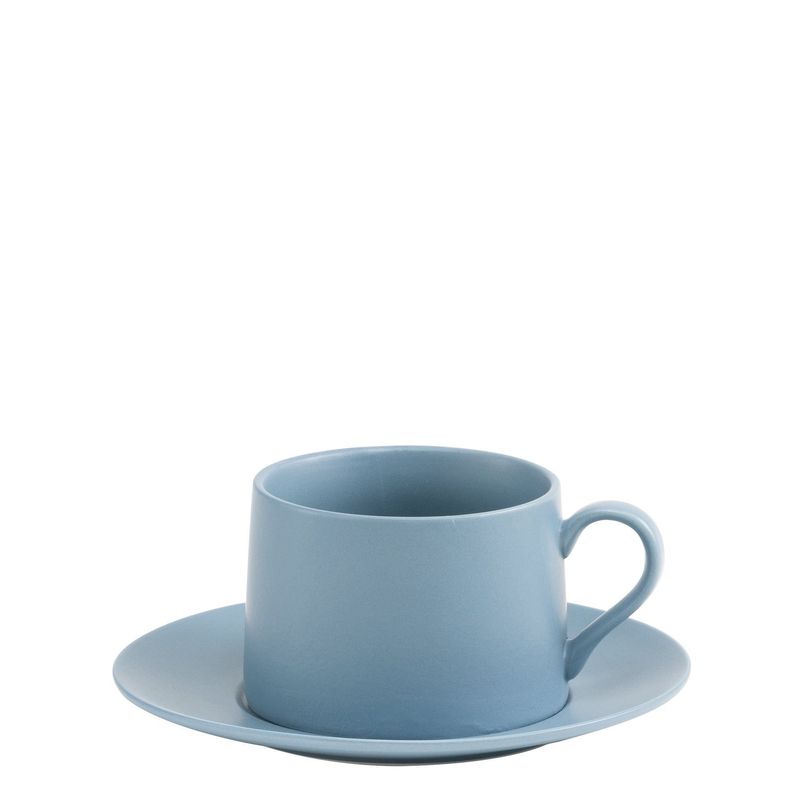 Tea Cup and Saucer 43.5 cl Levante Blue - Zafferano