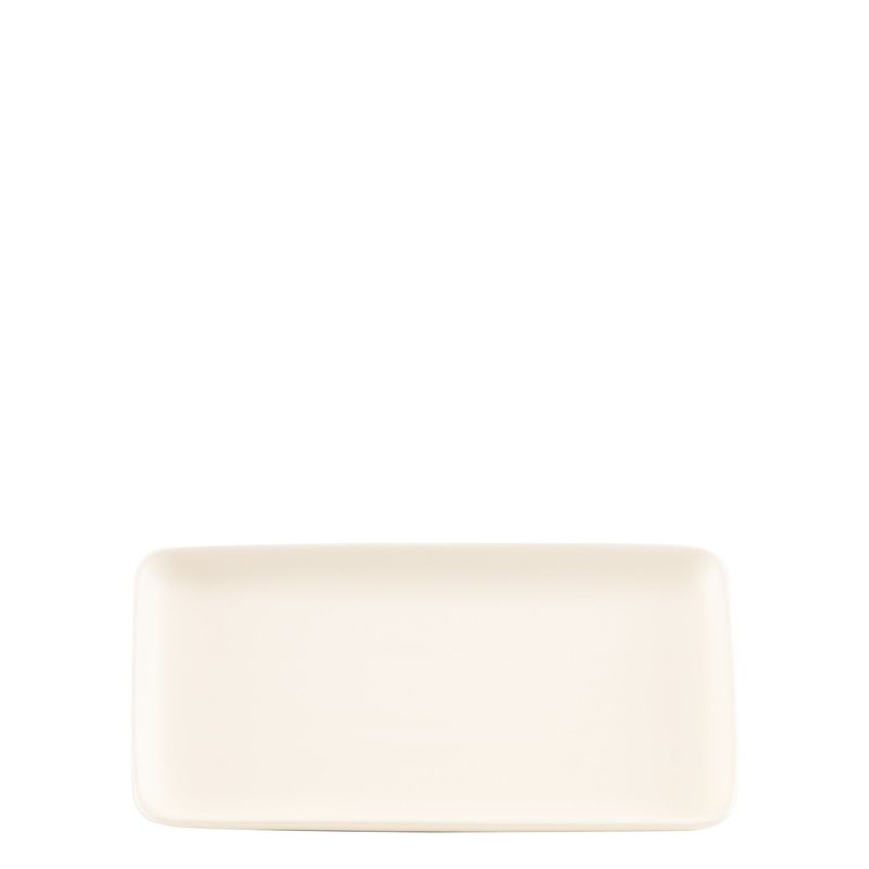 Rectangular Plate 12.5 x 23 cm Levante Ivory - Zafferano