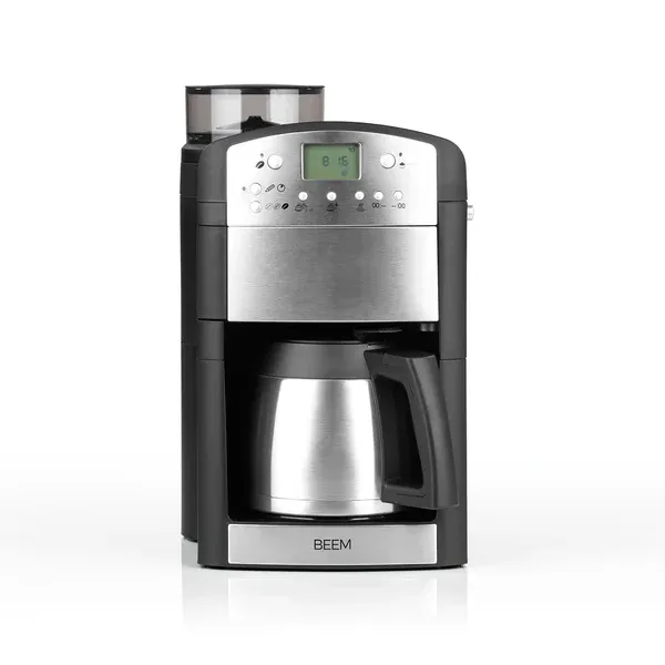 Beem coffee machine with 5-step conical grinder and 1.25L vacuum jug