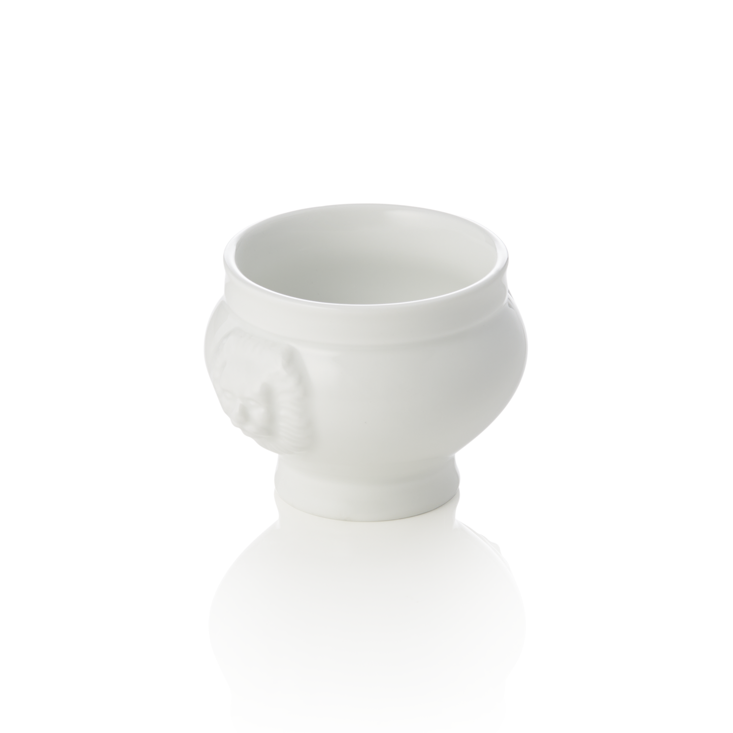 Zuppiera con Testa di Leone 120 ml Italia White - Tirolix