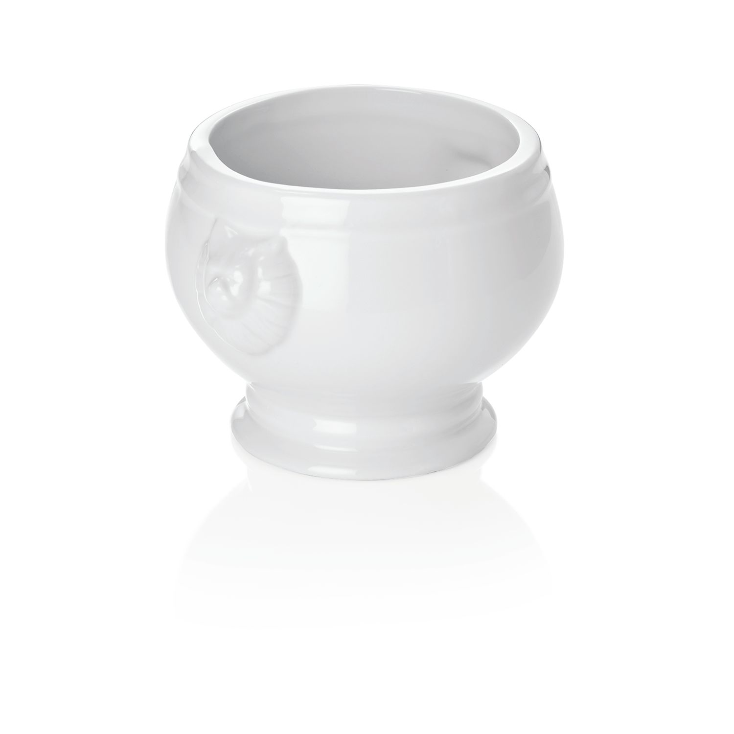 Lion Head Soup Tureen 1 l Italia White 19.5 cm - Tirolix